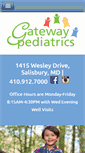 Mobile Screenshot of gateway-pediatrics.com
